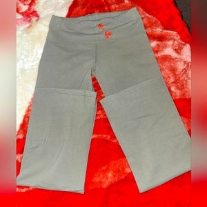 Zensie foldover waist yoga pants, size large.